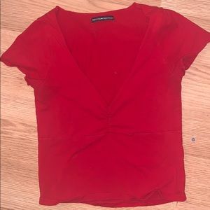 red brandy melville gina top
